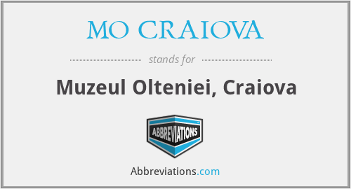 What is the abbreviation for muzeul olteniei, craiova?